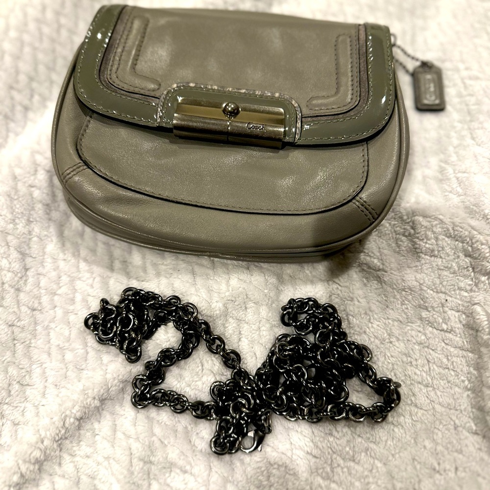 Authentic Coach small leather crossbody